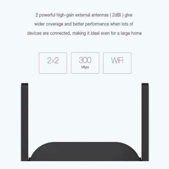 Amplificateur Wifi Xiaomi DVB4235GL Noir 300 Mbps