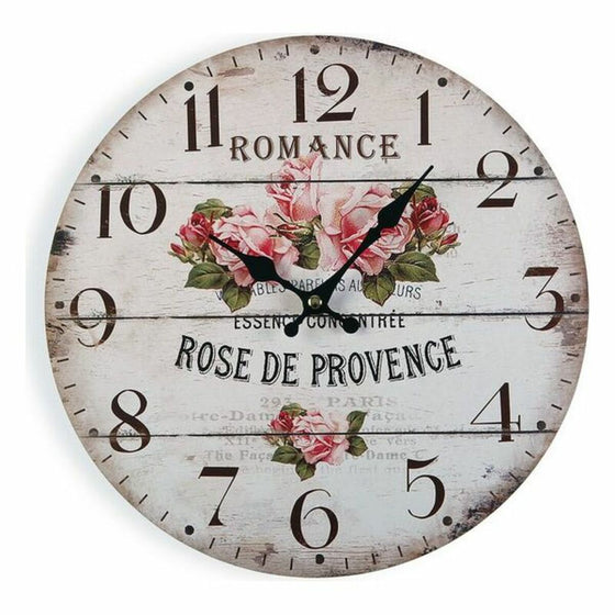 Horloge Murale Versa Romance Bois (4 x 30 x 30 cm)