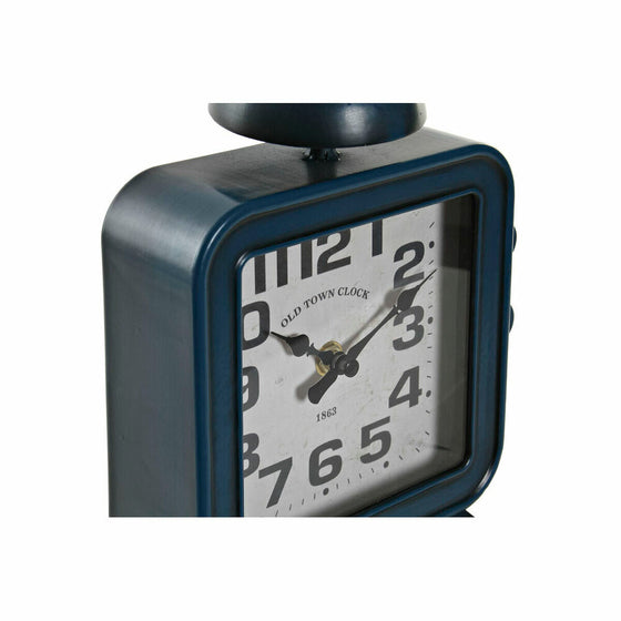 Horloge de table DKD Home Decor 8424001799985 Bleu Fer 19 x 8 x 28 cm
