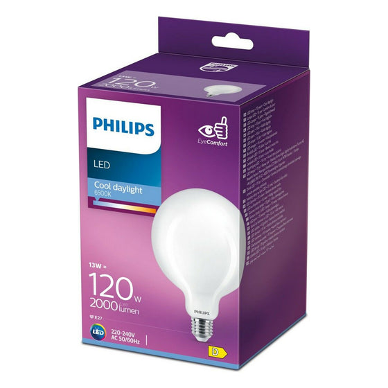 Lampe LED Philips 8718699764975 D 13 W E27 2000 Lm 12,4 x 17,7 cm (6500 K)