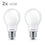 Lampe LED Philips Classic Standard 60 W Blanc E E27 (2700 K) (2 Unités)