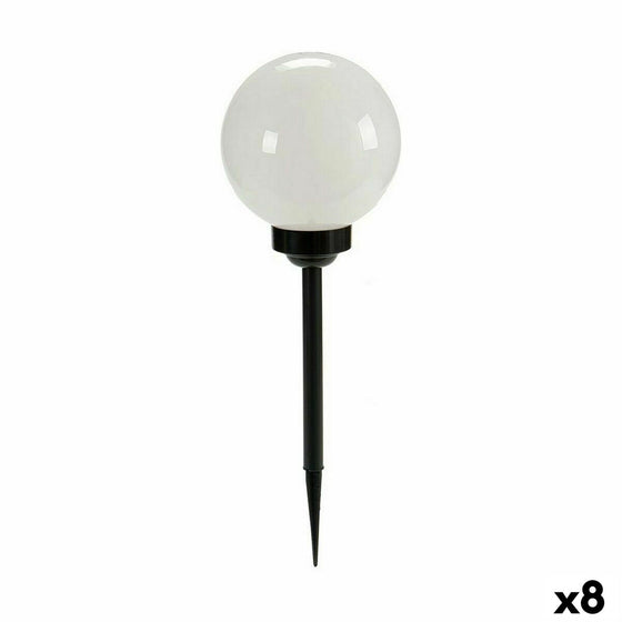 Balise Ballon Charge solaire Blanc Noir Plastique 15 x 47,5 x 15 cm (8 Unités)