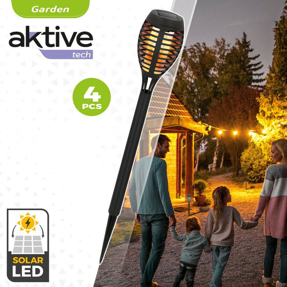Lampe LED Aktive Plastique 7,5 x 50 x 7,5 cm (4 Unités)